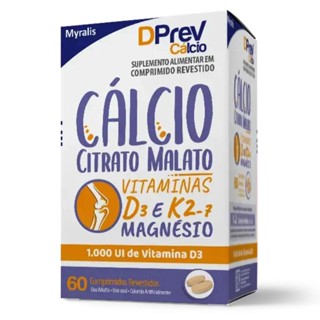 DPrev Calcio 60 Comprimidos Revestidos Suplemento Alimentar em Oferta na Shopee