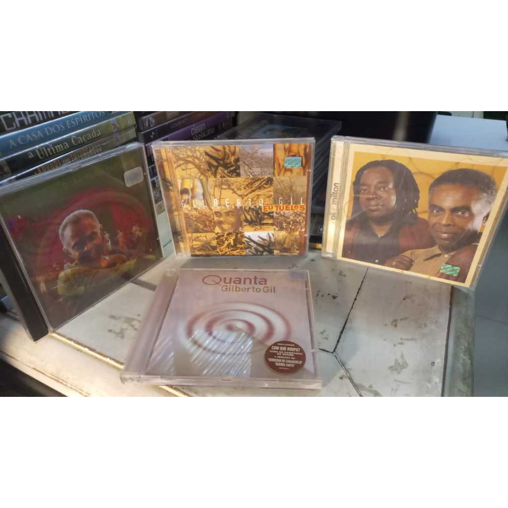 Cds Gilberto gil & Milton Nascimento - Quanta - Quanta gente veio ver (Duplo) as canções eu tu eles -Excelentes