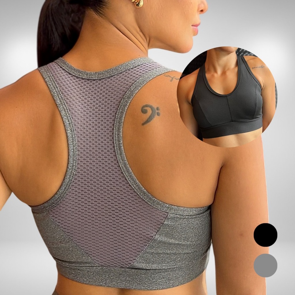 Top Nadador com Bojo Academia Fitness Bojo Removível Alta Compressão Treino Corrida Crossfit Cropped em Oferta na Shopee