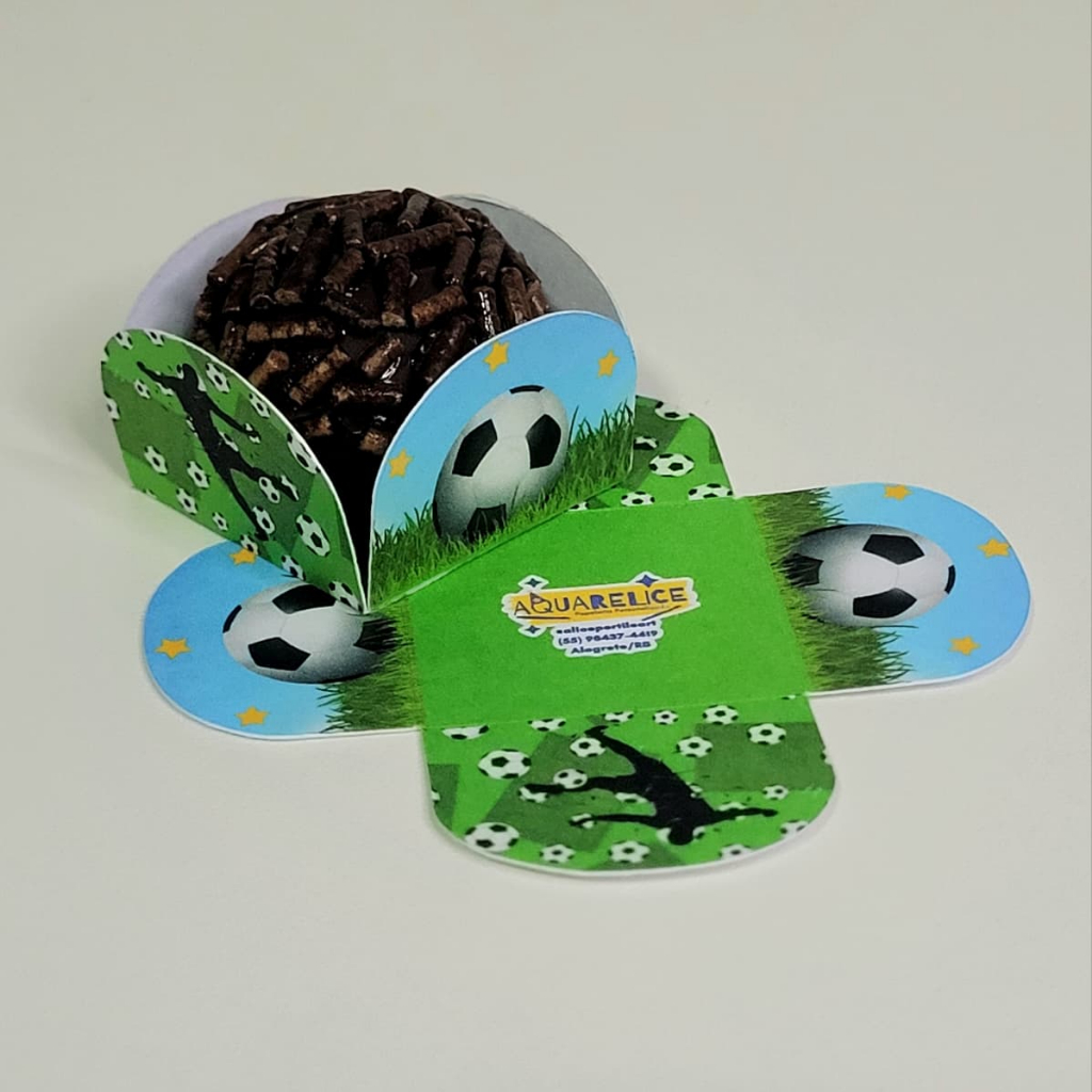 Forminha de Doces Futebol Personalizados /Lembrancinha de Festa /Aniversário
