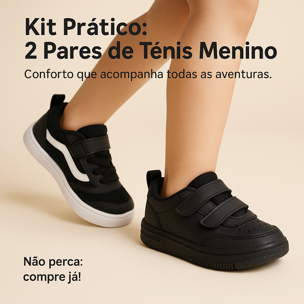 Kit 2 Pares Menino Infantil – Mais Economia: Dois Modelos no Mesmo Kit - Envio Rapido
