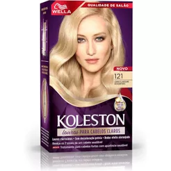Tinta De Cabelo Koleston Cor 121 Louro Claro Acinzentado