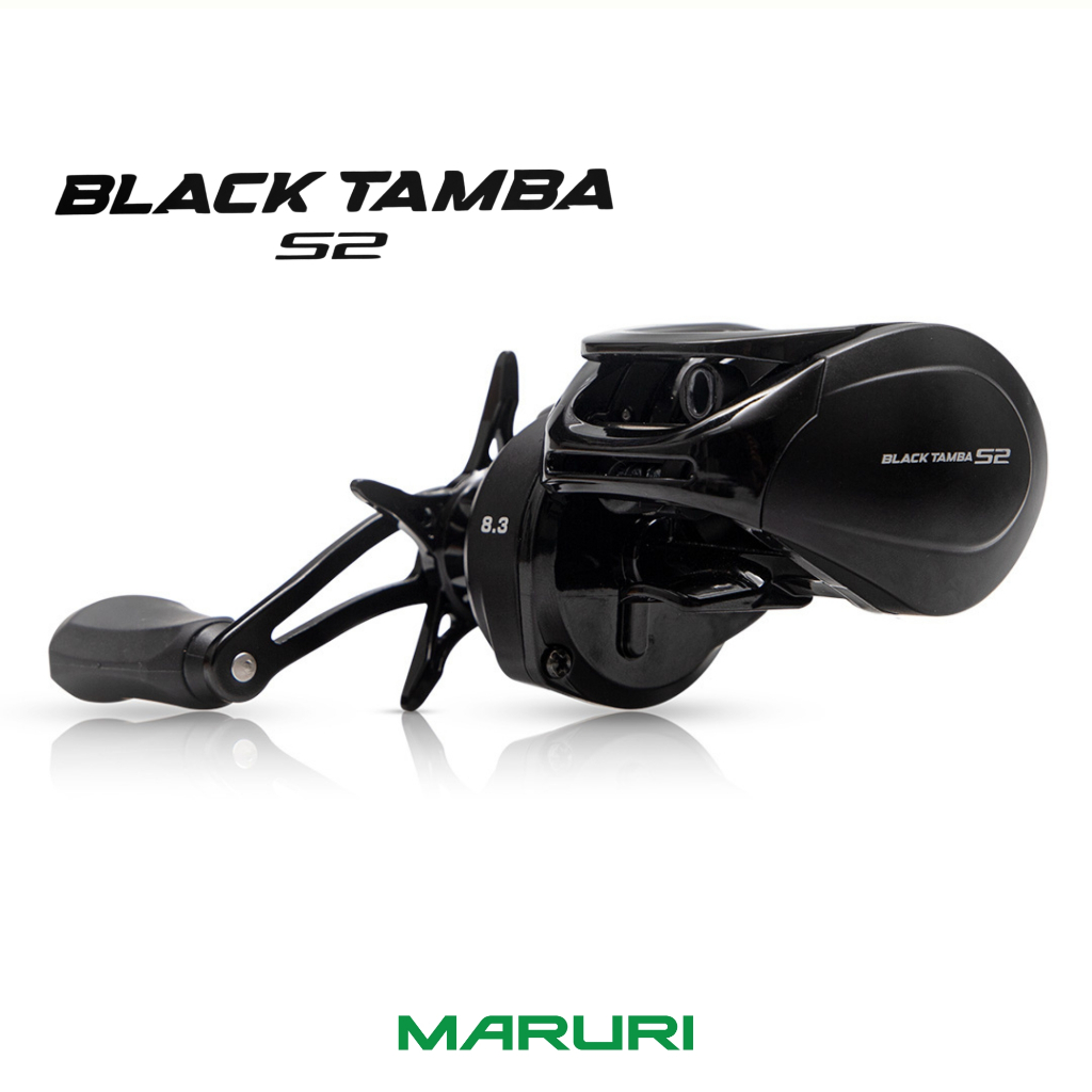 Carretilha Maruri Black Tamba S2 Velocidade de 8.3:1 Drag 9kg com 12 Rolamentos