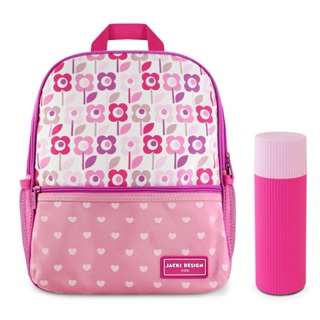 Kit Mochila Infantil + Porta Acessórios Jacki Design em Oferta na Shopee