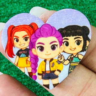 Aplique em Acrílico Coração Guerres do K-Pop (10 Unidades) em Oferta na Shopee