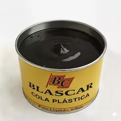 Massa Plástica para Mármore Granito Porcelanato 400g Blascar com Catalisador Cola Colagem Pedras Marmoraria