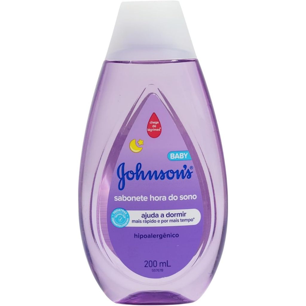 Sabonete Líquido Infantil Johnson's Baby Hora Do Sono Com 200ml em Oferta na Shopee