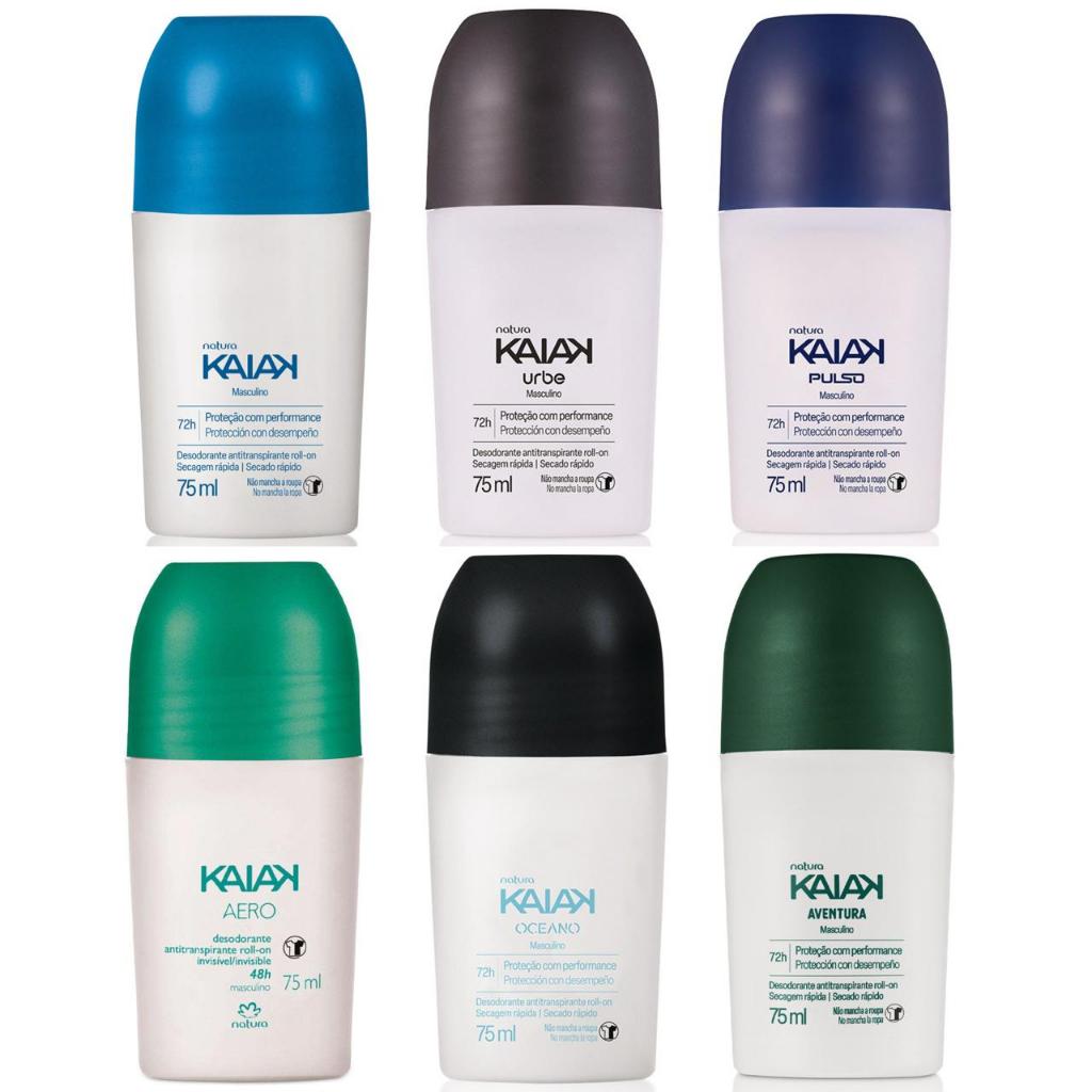 Desodorante Antitranspirante Roll On Kaiak Masculino 75 ml- PRODUTO ORIGINAL em Oferta na Shopee