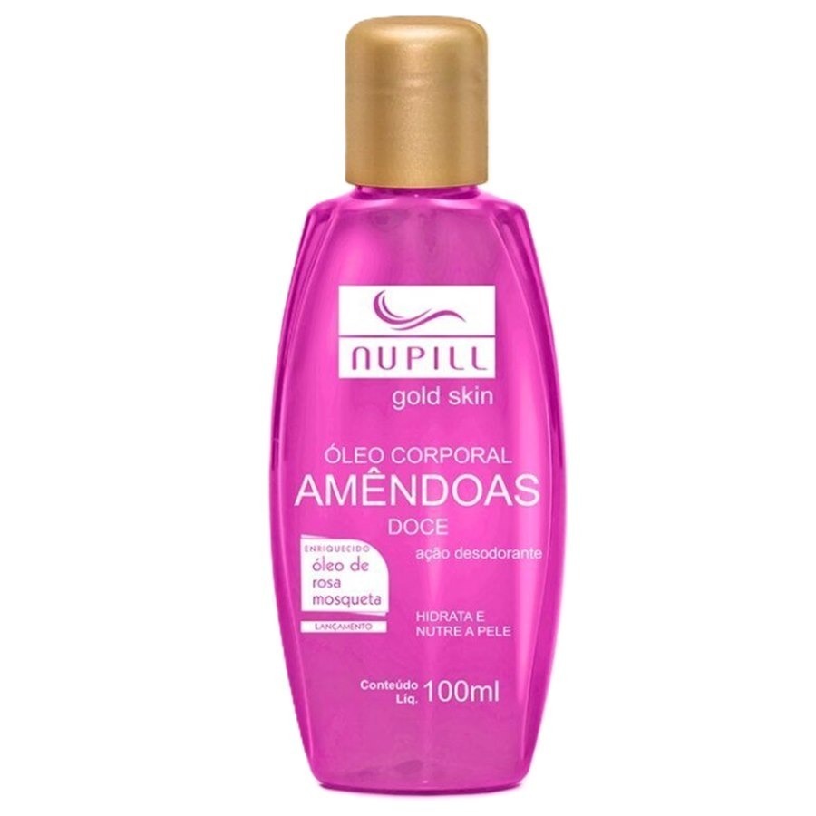 Nupill Óleo de Amêndoas com Rosa Mosqueta 100ml em Oferta na Shopee