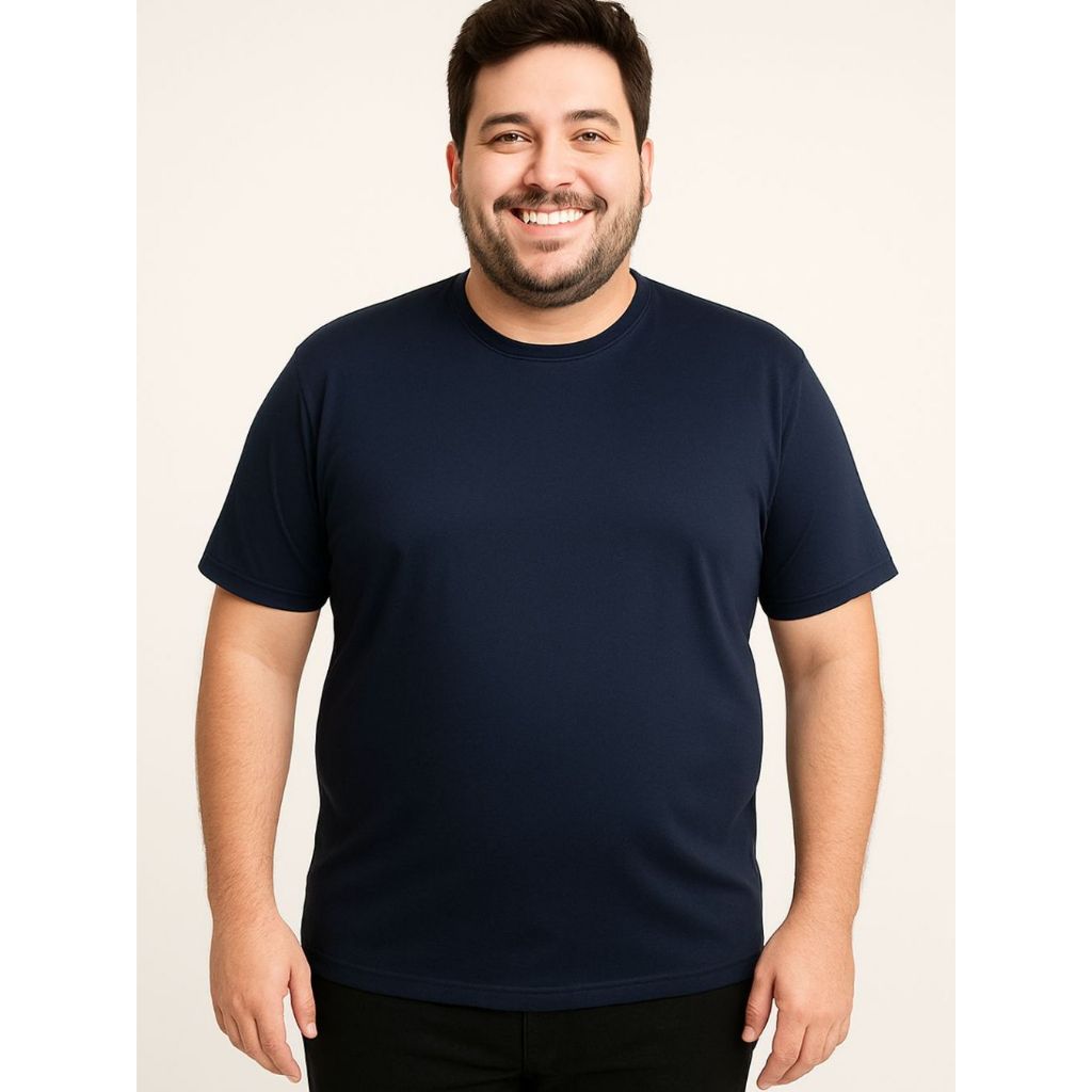 Camiseta Plus Size  Masculina 100% poliester-  Treino Academia Esportes Exercícios Corrida