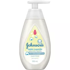 Sabonete Líquido Infantil Johnson's Baby Recém-Nascido Com 200ml
