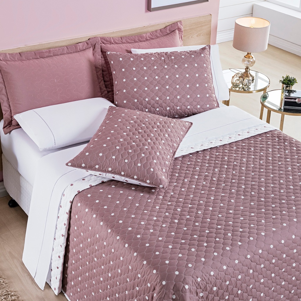 Cobre Leito Petit Póa Solteiro/Casal/Queen/King Micropercal 200 fios Matelado Dupla face 3 peças