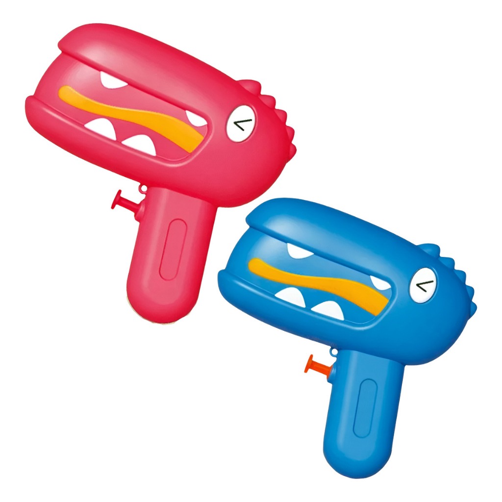 kit 2 lança agua brinquedo infantil dinossauro piscina praia verão pistola divertido menina menino