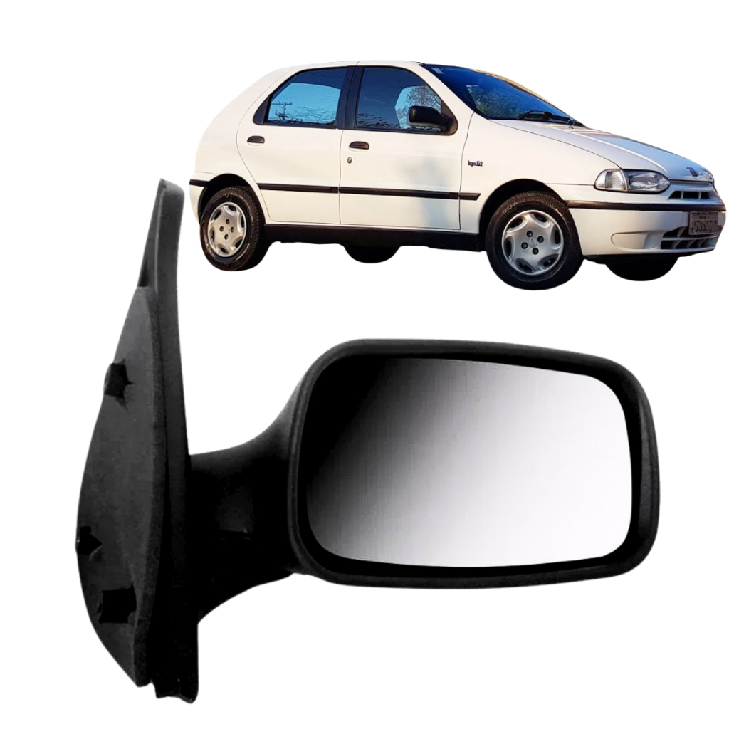 Par Retrovisor Palio e Siena 4 Portas 1996 1997 1998 1999 2000 Sem Controle · foto 2