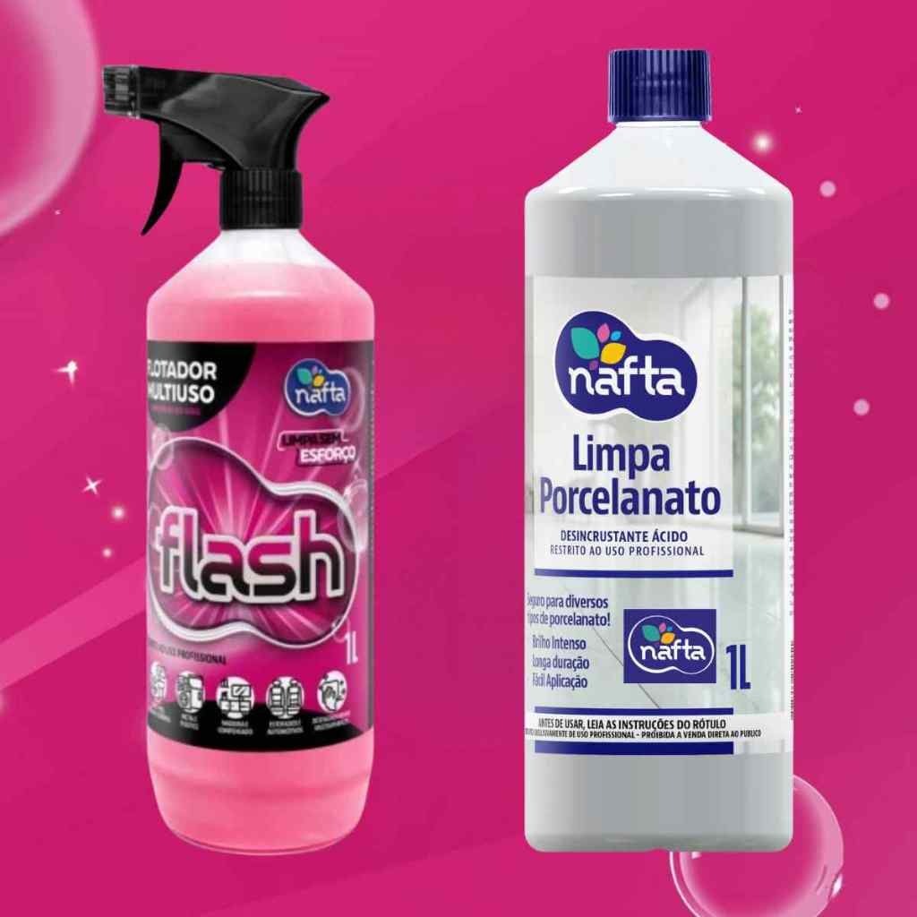 Flotador Multiuso NBP Clean e Detergente para Porcelanatos Concentrado Limpeza Profissional Clean