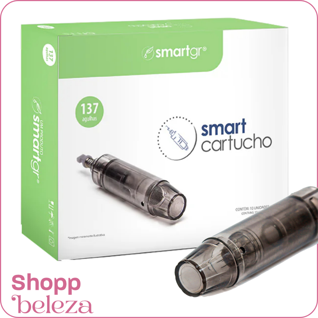 Cartucho Smart Derma Pen Preto-137 agulhas -Kit com 10 unidades - Smart GR-Com Anvisa