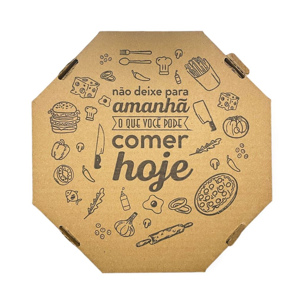 CAIXA DE PIZZA BROTO 20 CM - TAMPA/FUNDO - 25 UNIDADES em Oferta na Shopee