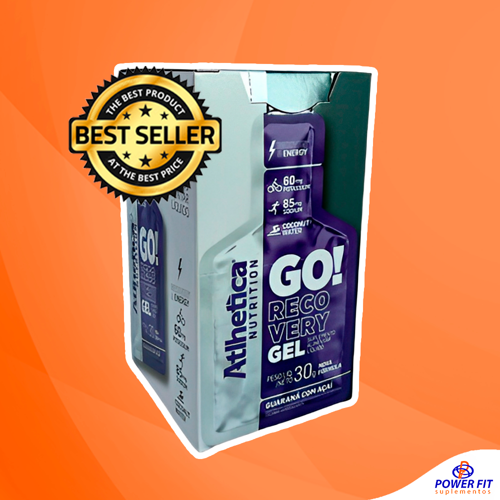 Go! Recovery Gel Display com 10 Sachês - Atlhetica Nutrition