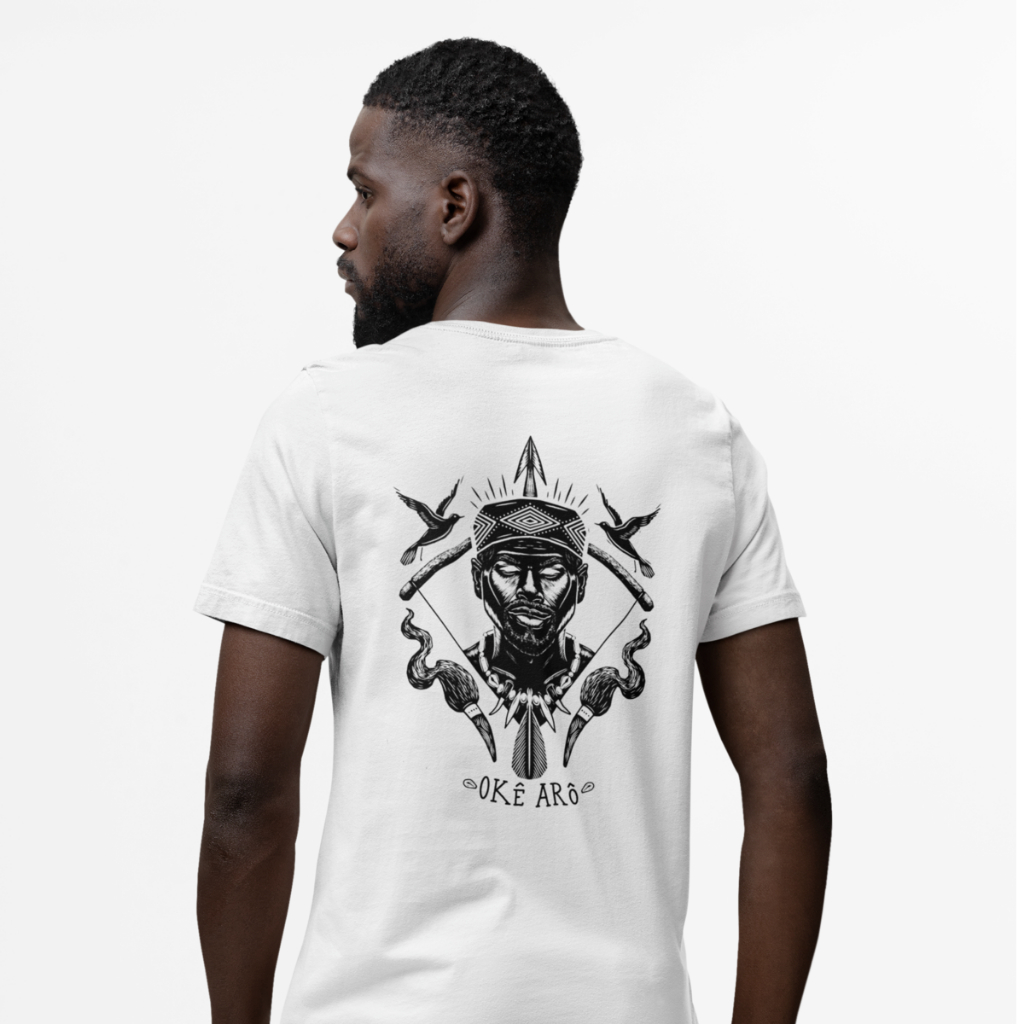 Camisa Oxóssi Oke Aro Umbanda Candomblé 100% Algodão em Oferta na Shopee