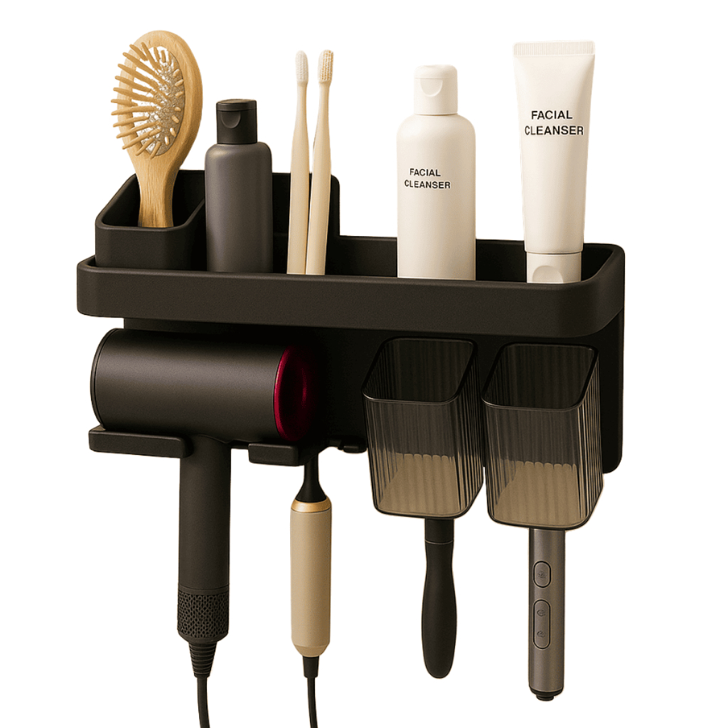 Detalhes do Suporte Parede Escova de Dentes e Utensílios Banheiro