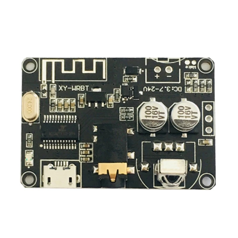 Módulo Áudio Estéreo Bluetooth 5.0 Placa Decodificação Amplificador c/ Controle Remoto Volume