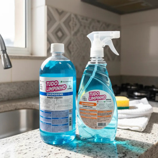 Linha Tudo Limpinho Sabão 1L - Sabão Spray 500ML - Sabão de querosene 500ml - Sabão de querosene 2LT em Oferta na Shopee
