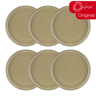 Prato Raso Flat Ocre Areia 6 Unidades 26cm Oxford Jogo de Pratos em Oferta na Shopee