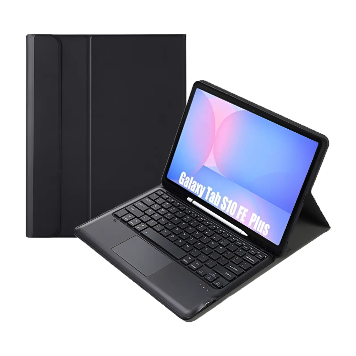 Capa Magnético Com Teclado para Samsung S10 FE Plus 13.1 teclado (2025) C/ Suporte para Caneta