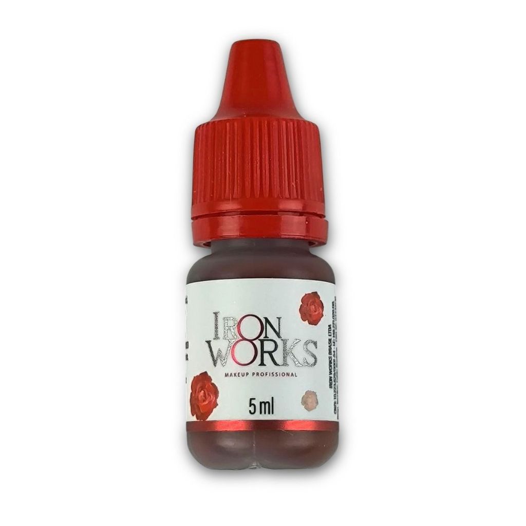 Tintura P/ Micropigmentação Iron Works 5ml Castanho Vermelho