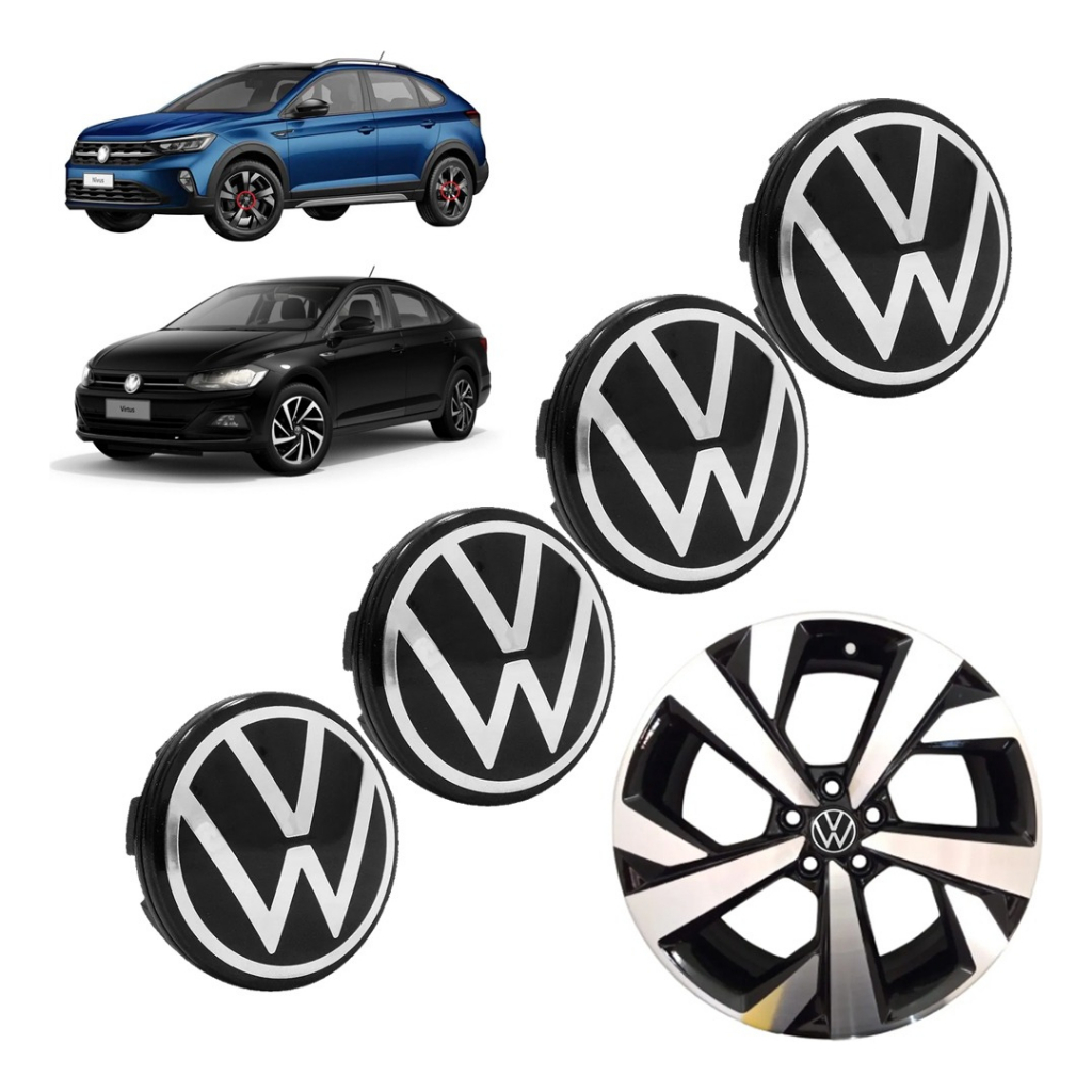 Miolinho Centro de Roda Nivus Virtus Gol G6 Polo CrossFox Voyage