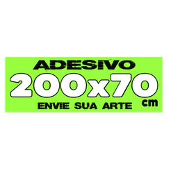 Adesivo I Envie sua ARTE I 200x70cm
