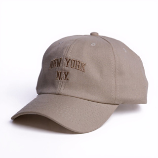 Boné Ny New York Retro Basebol Aba Curva Masculino e Feminino Regulagem Fitão