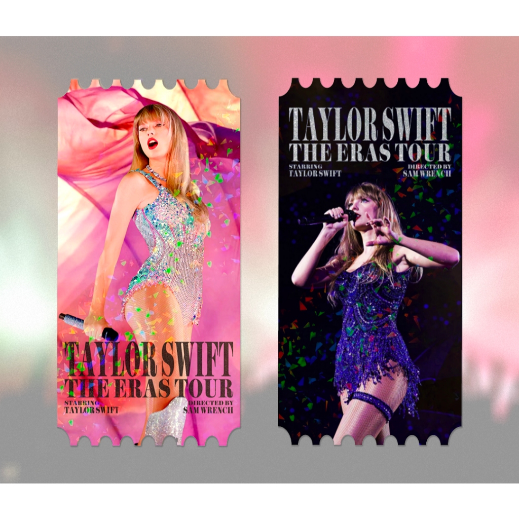 Card Holográfico Personalizado - Filme Taylor Swift - The Eras Tour