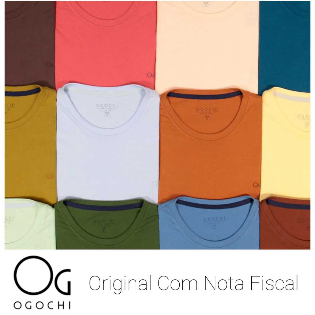 Camiseta Infantil OGOCHI 100% Algodão Manga Curta Gola Redonda Slim Casual Confortável