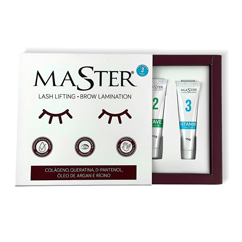 Kit Lash Lifting Master Premium Cílios + 30 Escovinhas + 7 Pads Silicone · foto 2