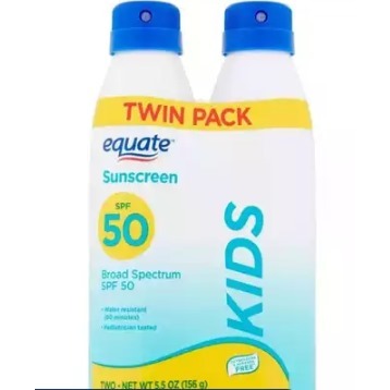 Protetor Solar Equate Kids 2 Unidades Spf 50 312gr Original Importado Dos E U A