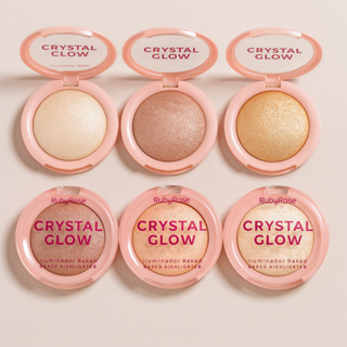 Iluminador Cremoso Baked Crystal Glow RUBY ROSE - Linha Rosa em Oferta na Shopee