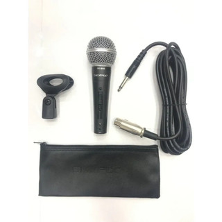 Microfone Dinâmico Profissional Sk M48 C/ Fio Karaoke Preto