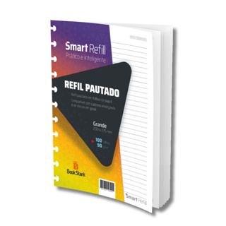 Refil Pautado Para Caderno Inteligente 11 Discos 100 Folhas Grandes em Oferta na Shopee