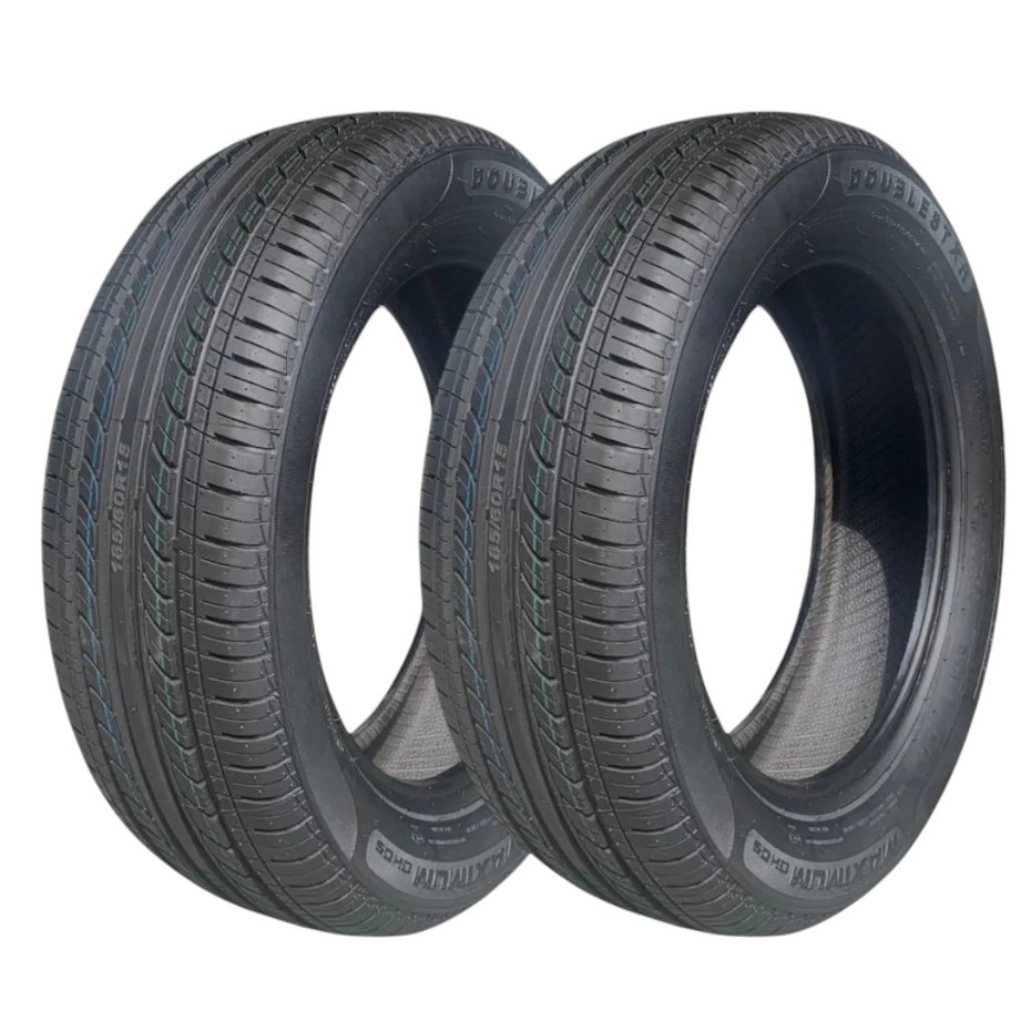 Kit 2 Pneus Aro15 185/60R15 Doublestar  novo Gol Onix HB20 Polo Argo Etios  Voyage Polo Spin Siena em Oferta na Shopee