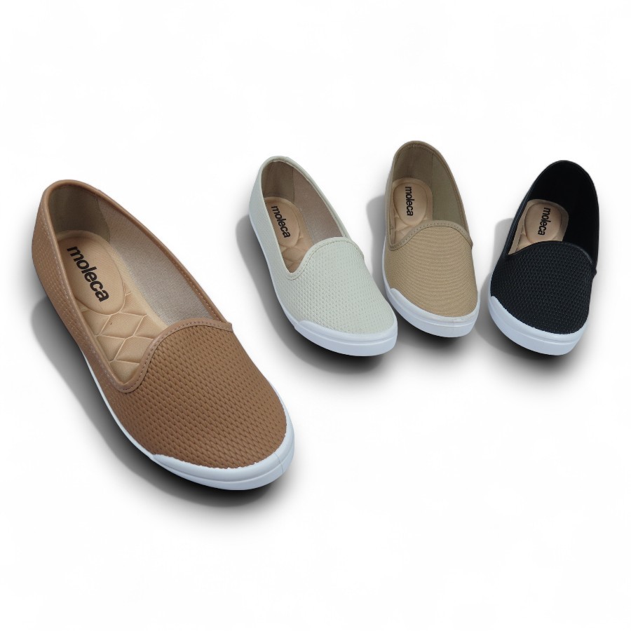 Sapatilha Feminina Moleca 5109712 Casual em Oferta na Shopee