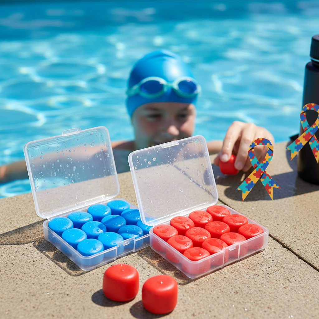 Imagem 12 Unidades Tampao De Ouvido Protetor Abafador Auditivo Auricular Dormir