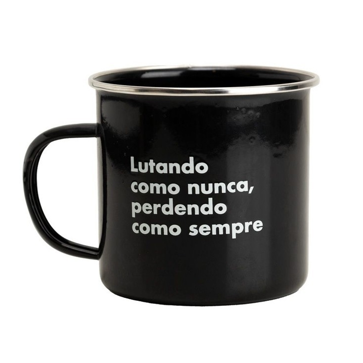 Caneca de Café Chá Preta Amarguinhos Frase Lutando Como Nunca Imaginarium em Oferta na Shopee