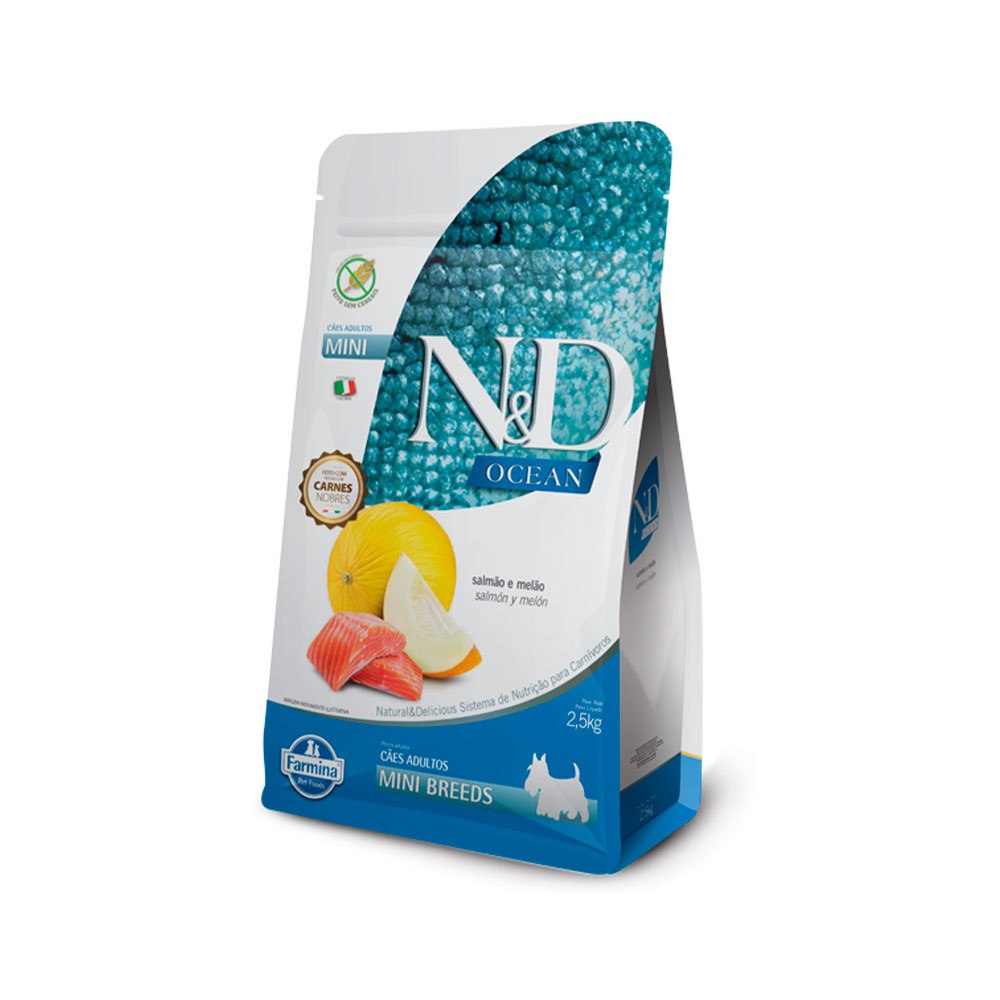 Ração Ned Ocean Canine Ad Mini Salmao 2,5Kg