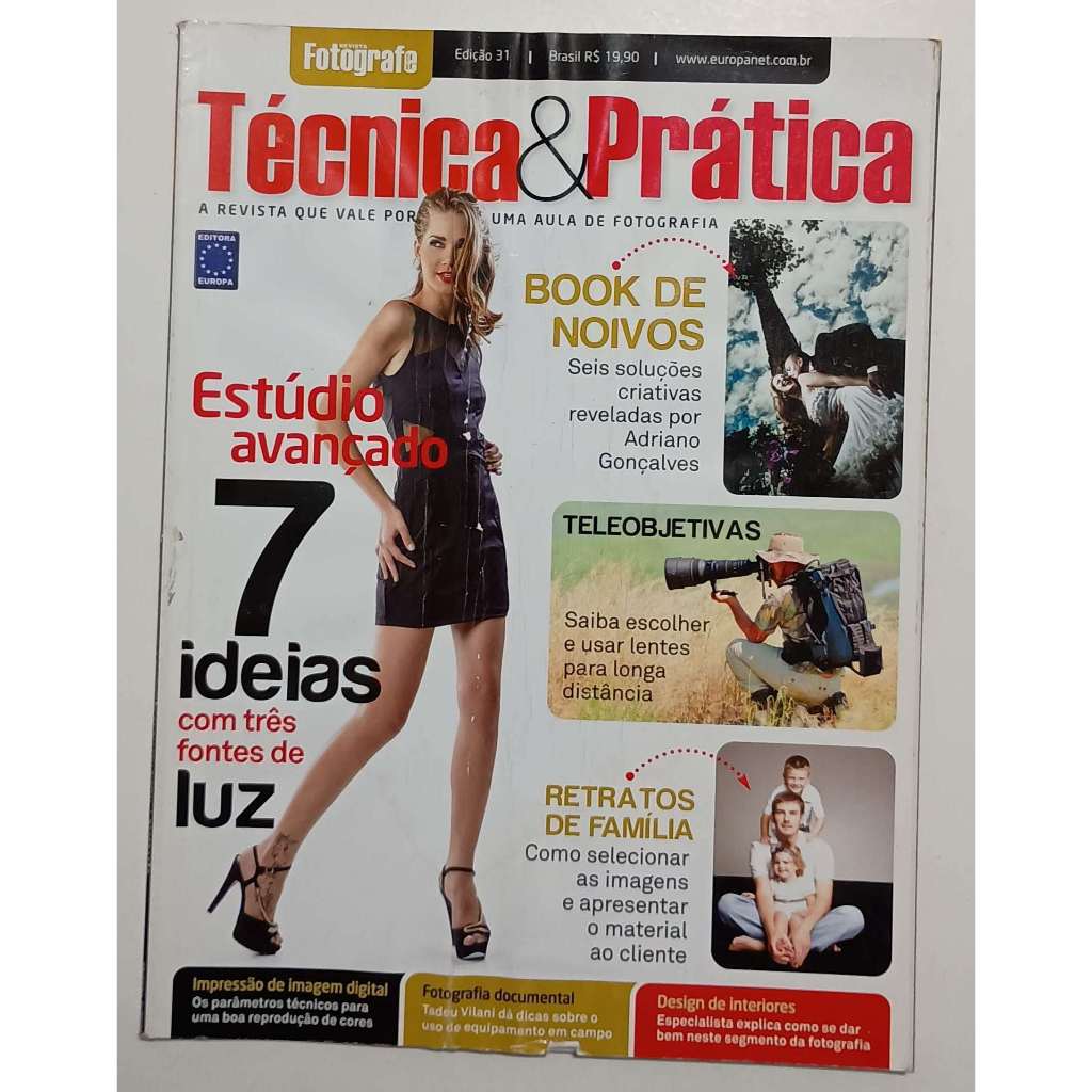 Revista Fotografe Melhor Técnica e Prática - Edição 31 (veja a foto e leia a descrição)
