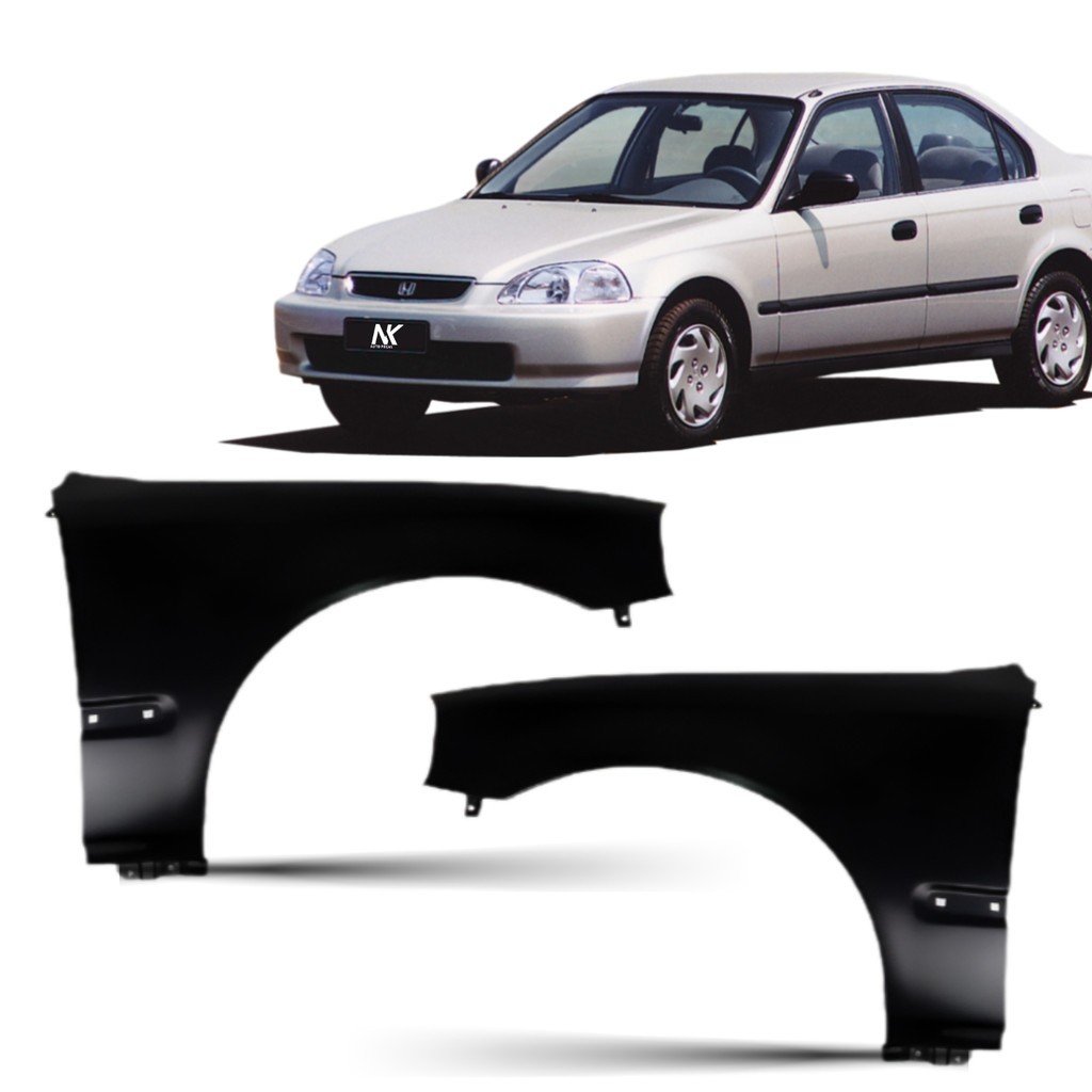 Paralama Dianteiro Civic 96 97 98 Direito