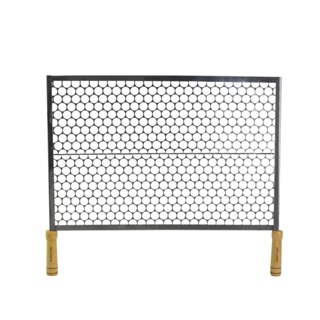 Grelha Galvanizada 50x60 com Cabo Madeira em Oferta na Shopee