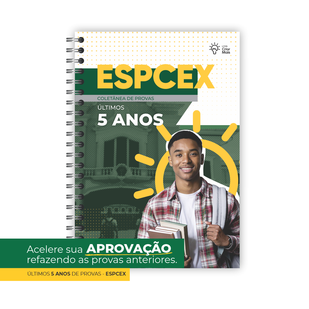 Apostila de provas da EsPCEx - 2022 a 2025 - Provas + Gabaritos