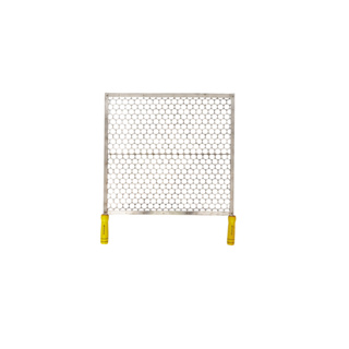 Grelha Galvanizada 40x30 com Cabo de Madeira em Oferta na Shopee