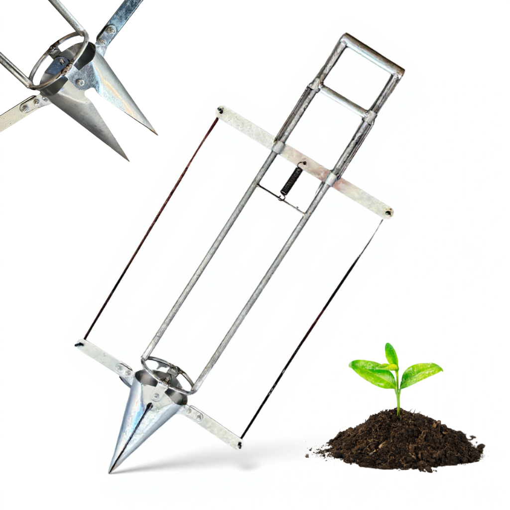 Plantadeira Manual Para Mudas de Hortaliças e Vegetais Ferramenta Prática Para Plantio Rápido
